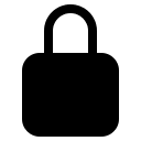 Closed Lock (IonIcons) Free Open-Source SVG Icon