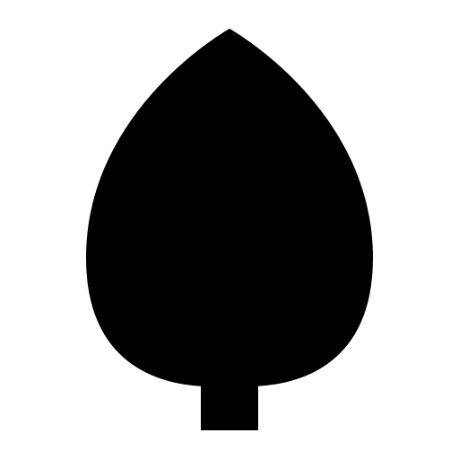 Leaf Symbol (IonIcons) Free Open-Source SVG Icon (IonIcons)