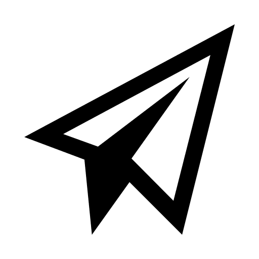 Paper Plane (IonIcons) Free Open-Source SVG Icon (IonIcons)