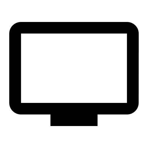 Television (IonIcons) Free Open-Source SVG Icon (IonIcons)