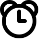 Alarm Clock Free Open-Source SVG Icon