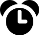 Alarm Clock (Filled) Free Open-Source SVG Icon