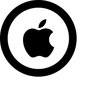 Apple Circle Symbol Free Open-Source SVG Icon (Jam Icons)