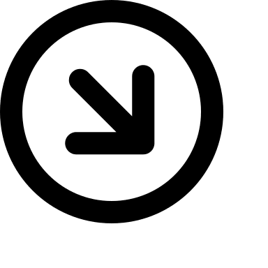 Downward Right Arrow in Circle (Jam Icons) Free Open-Source SVG Icon (Jam Icons)