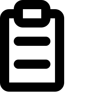 Clipboard Document Holder Free Open-Source SVG Icon (Jam Icons)