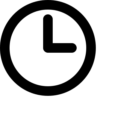 Clock Timepiece Free Open-Source SVG Icon (Jam Icons)