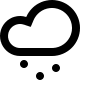 Snowy Cloud Free Open-Source SVG Icon