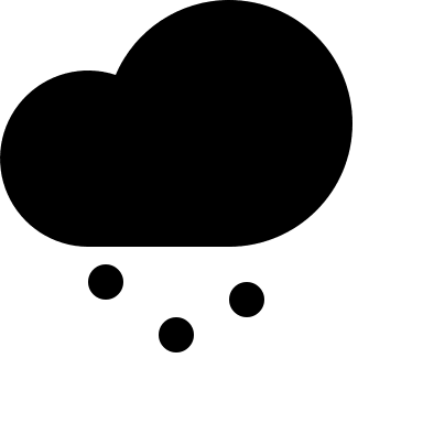 Snowy Cloud Weather (Filled) Free Open-Source SVG Icon (Jam Icons)