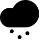 Snowy Cloud Weather (Filled) Free Open-Source SVG Icon