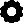 Cog Gear (Filled) Free Open-Source SVG Icon