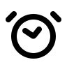 Alarm Clock Free Open-Source SVG Icon