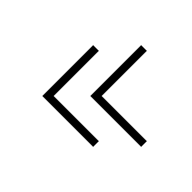 Double Left Expand Arrow (Light) Free Open-Source SVG Icon (Lets Icons)