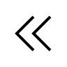 Double Left Expand Arrow (Light) Free Open-Source SVG Icon