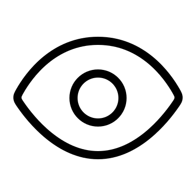 Light Eye (Lets Icons) Free Open-Source SVG Icon (Lets Icons)