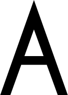 Uppercase Letter A Free Open-Source SVG Icon