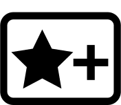 Add Star Symbol Free Open-Source SVG Icon