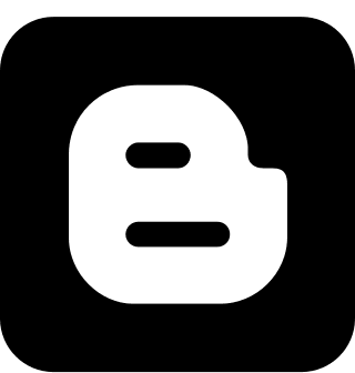 Blogger Platform Free Open-Source SVG Icon (Ligature Symbols)