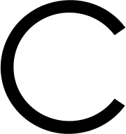 Uppercase Letter C Free Open-Source SVG Icon