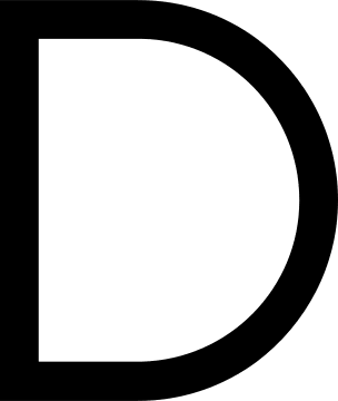 Uppercase D Letter Free Open-Source SVG Icon (Ligature Symbols)