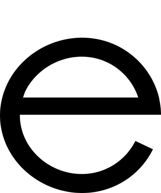 E Symbol Free Open-Source SVG Icon (Ligature Symbols)