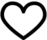 Empty Heart Symbol Free Open-Source SVG Icon