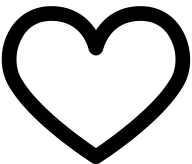 Empty Heart Symbol Free Open-Source SVG Icon (Ligature Symbols)