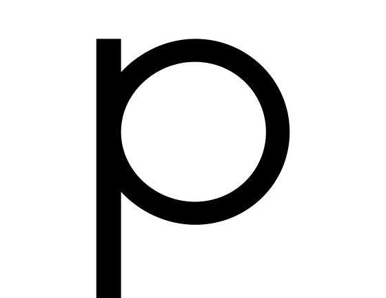 P Letter Symbol Free Open-Source SVG Icon (Ligature Symbols)