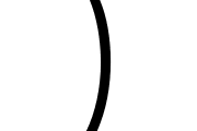 Right Parenthesis Symbol Free Open-Source SVG Icon