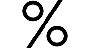 Percentage Symbol Free Open-Source SVG Icon