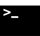 Terminal Command Line Interface Free Open-Source SVG Icon