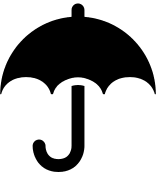 Umbrella Symbol Free Open-Source SVG Icon