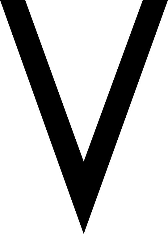 Uppercase Letter V Free Open-Source SVG Icon (Ligature Symbols)