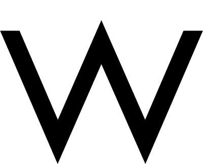 W Letter Symbol Free Open-Source SVG Icon (Ligature Symbols)