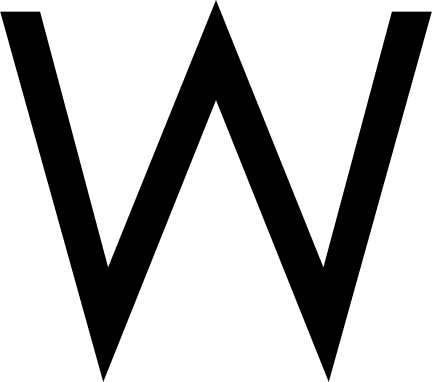 Uppercase W (Ligature) Free Open-Source SVG Icon (Ligature Symbols)