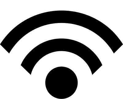 WiFi Signal Symbol Free Open-Source SVG Icon (Ligature Symbols)