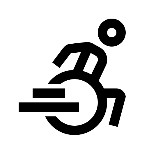 Accessible Symbol (Line Awesome) Free Open-Source SVG Icon (Line Awesome)