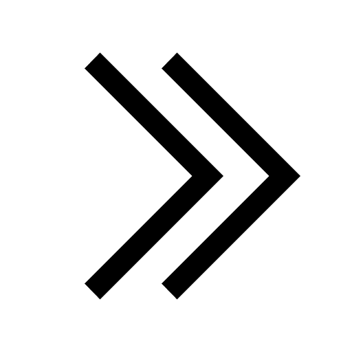 Double Angle Right Arrow (Line) Free Open-Source SVG Icon (Line Awesome)