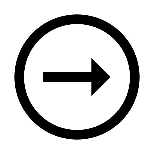 Alternative Right Arrow in Circle (Line Awesome) Free Open-Source SVG Icon (Line Awesome)