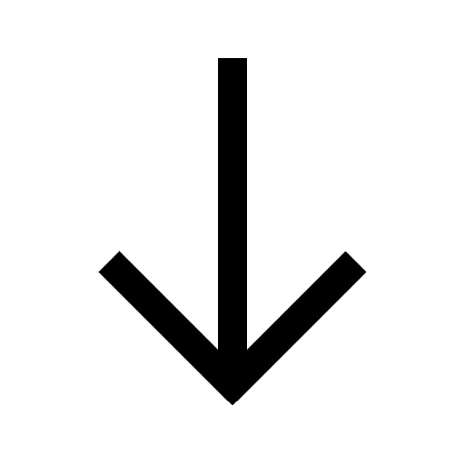 Downward Arrow (Line Awesome) Free Open-Source SVG Icon (Line Awesome)