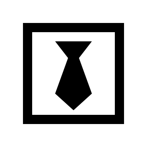 Black Tie Attire Free Open-Source SVG Icon (Line Awesome)