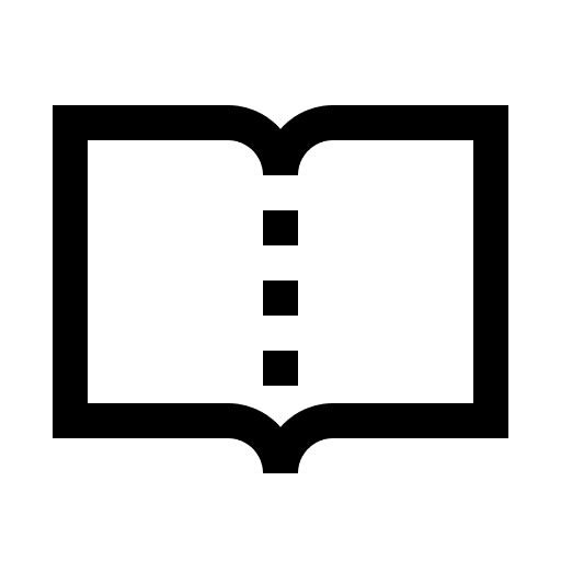 Open Book (Line) Free Open-Source SVG Icon (Line Awesome)