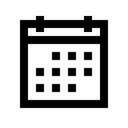 Calendar (Line Awesome) Free Open-Source SVG Icon (Line Awesome)