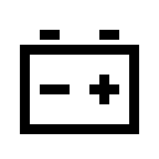 Car Battery Free Open-Source SVG Icon (Line Awesome)