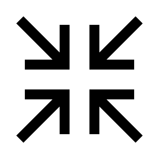 Alternative Compression Arrows (Line Awesome) Free Open-Source SVG Icon (Line Awesome)