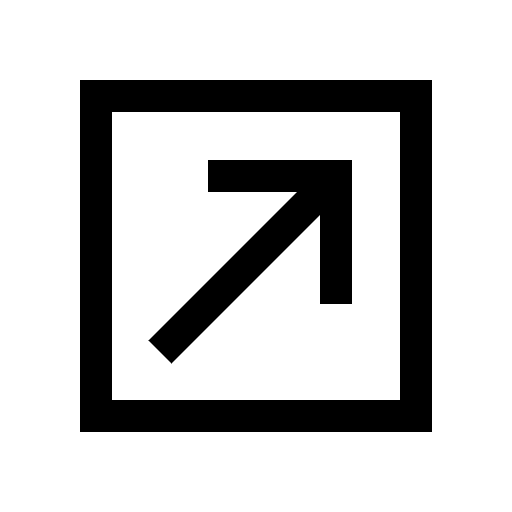 Alternative Square External Link (Line Awesome) Free Open-Source SVG Icon (Line Awesome)