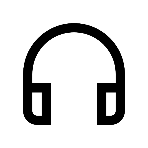 Headphones (Line Awesome) Free Open-Source SVG Icon (Line Awesome)