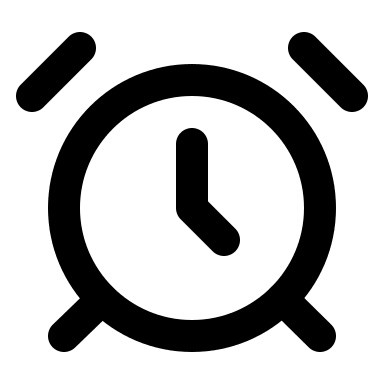 Alarm Clock Free Open-Source SVG Icon (Lucide)