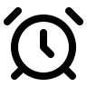 Alarm Clock Free Open-Source SVG Icon