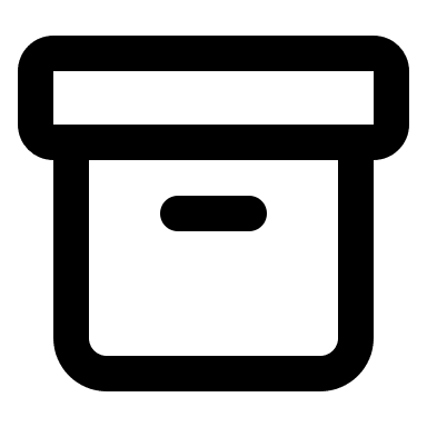 Archive Storage Box Free Open-Source SVG Icon (Lucide)