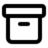 Archive Storage Box Free Open-Source SVG Icon